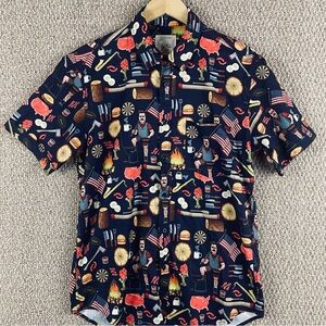 RSVLTS Roosevelts Shirt Mens Medium Large Ron Swanson Parks Rec Kunuflex T468
